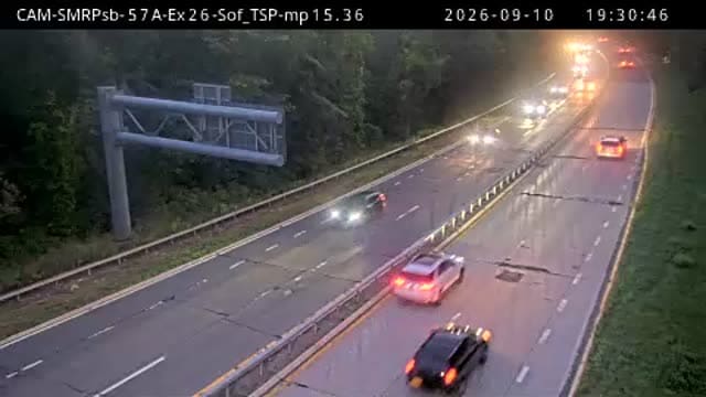 SMRP SB at Exit 26 South of TSP MM 15.36