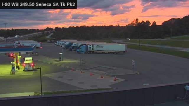 I-90 MP 349.50 WB Seneca Service Area Truck Park 2