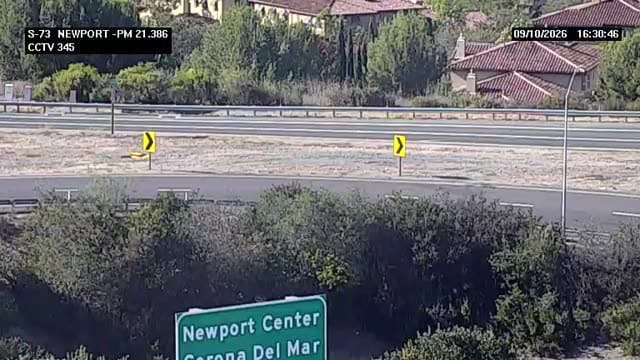 SR-73: South of Newport Coast Drive B